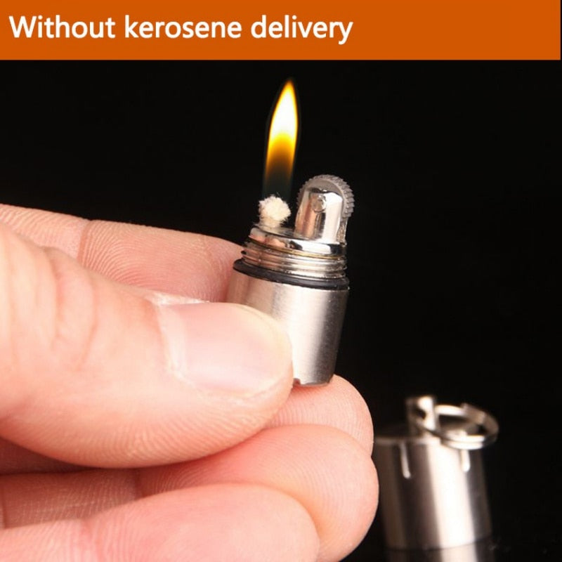 Mini Compact Kerosene Lighter Key