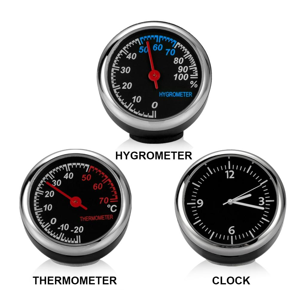 Car Clock Luminous Mini Automobiles Internal Stick-On Digital Watch Mechanics Quartz Clocks Automotive Styling Accessories Gifts