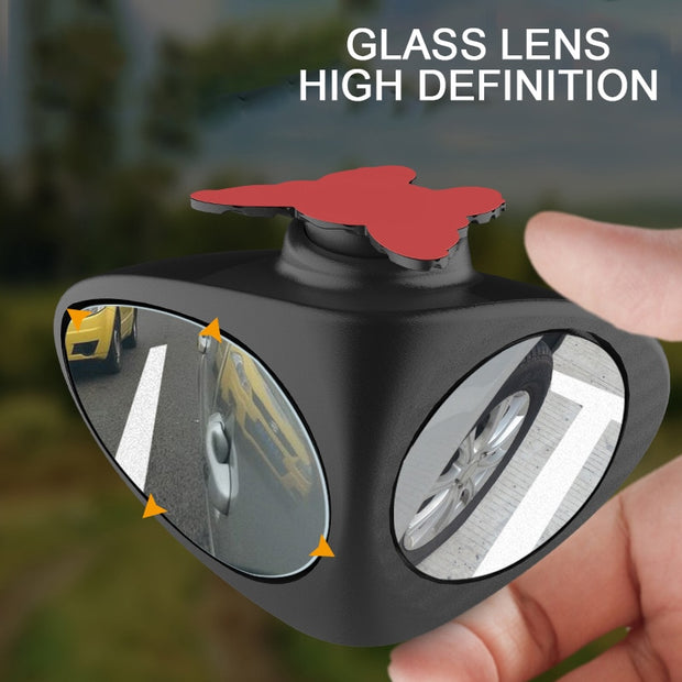 2 Side Car Blind Spot Convex Mirror
